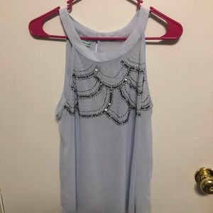 Detailed business casual tank top